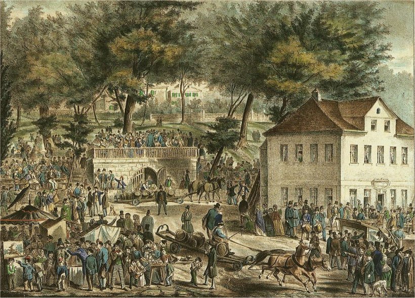 Erlangen Altstädter Schiesshaus 1853