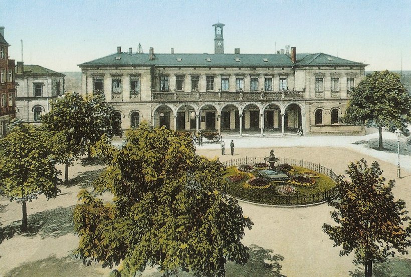 Erlangen Bahnhofplatz 1910