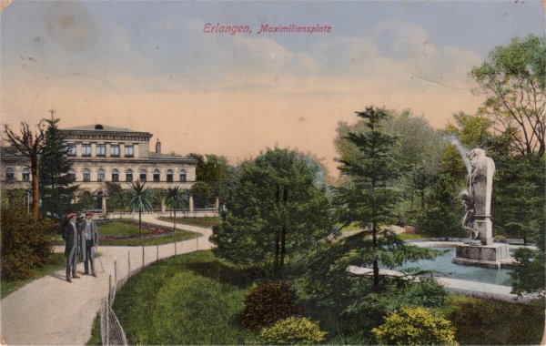 Erlangen Maximiliansplatz 1914