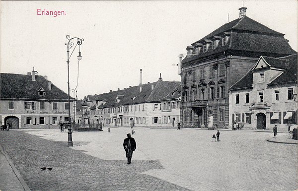 Erlangen, Martin-Luther-Platz um 1910