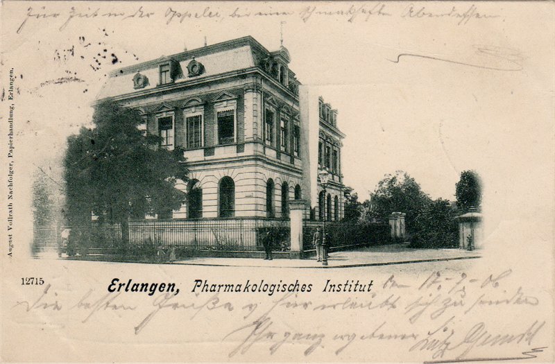 Erlangen, Pharmakologisches Institut 1906
