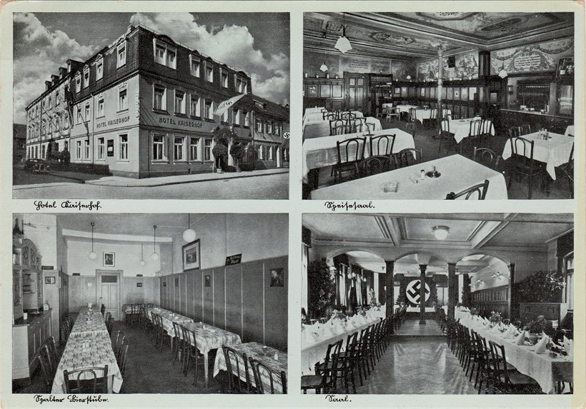 Erlangen, Hotel Kaiserhof, um 1935