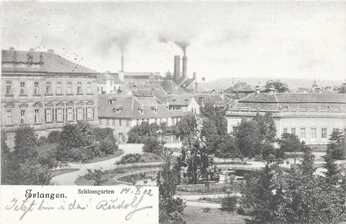 Erlangen Schlossgarten 1902