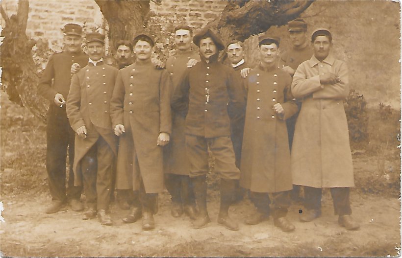 Franösische Kriegsgefangene im Lager Erlangen