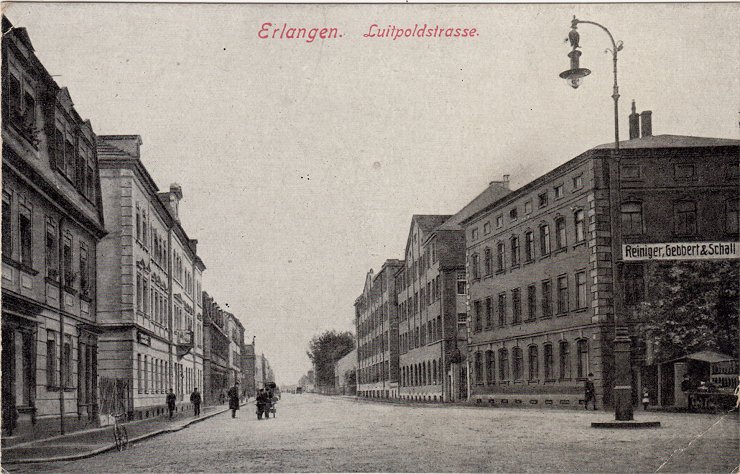 Luitpoldstraße vom Zollhaus aus nach Osten