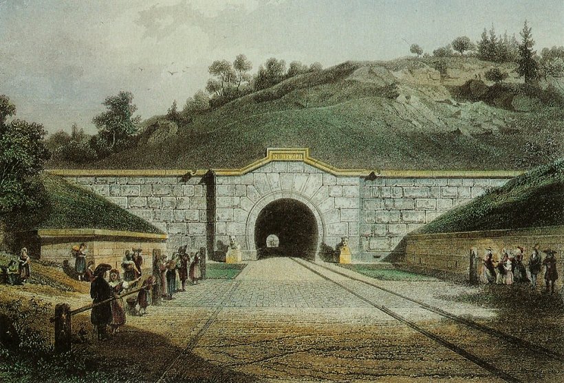 Erlangen Burgbergtunnel 1854