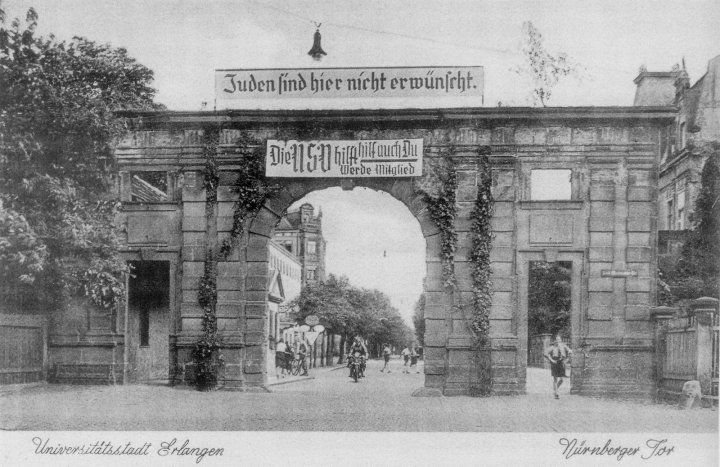 Erlangen, Nürnberger Tor 1933/36
