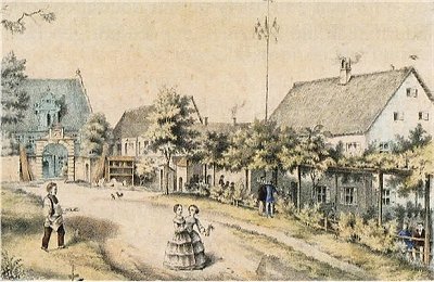 Rathsberg Schloss Tor um 1840